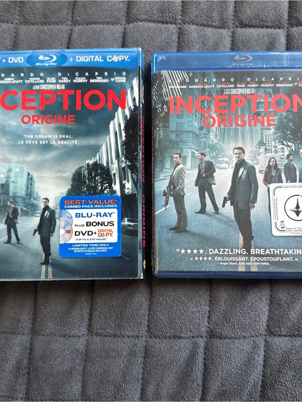 Inception-Triple Play (Blu-ray) BNIP Sealed Leonardo DiCaprio 2010 +DVD +DIGITAL